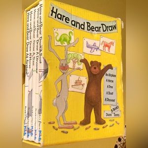 Reader’s Digest Kids book set by Diann Timms “ Hare and Bear Draw 5 book set